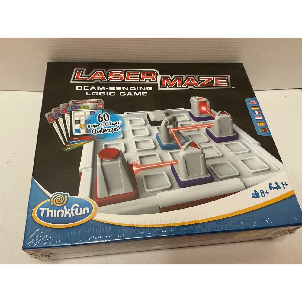 Thinkfun Laser Maze‎ Beam-Bending Logic Game 60 Challenges STEM Toy NWT
